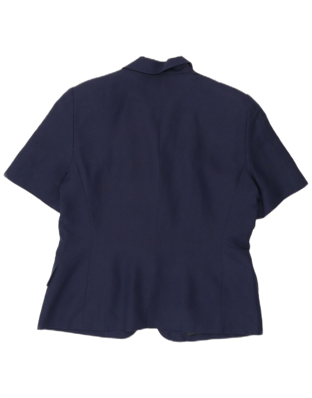 Ferre Damen 001 1 Knopf Kurzarm Blazer Jacke UK 18 XL Marineblau