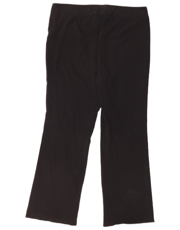 Marks & Spencer Womens Bootcut Casual Trousers UK 18 XL W38 L32 Black