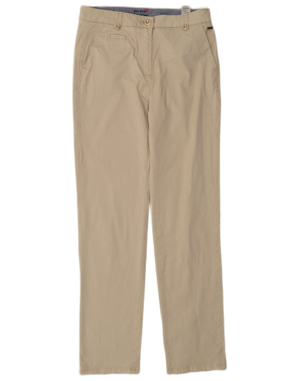 Gerade Chino-Hose für Damen von Marks & Spencer, Gr. 10, Größe S, W27, L30, Beige