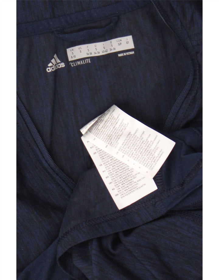 Adidas Damen Graphic Pullover Trainingsanzug Top UK 8/10 Small Marineblau