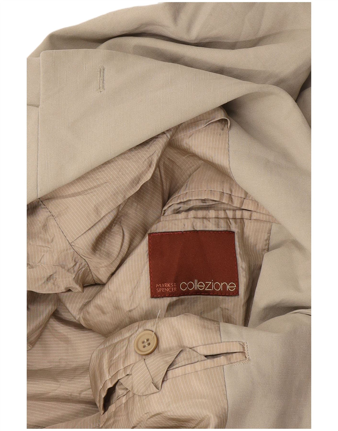 Marks & Spencer Herren-Blazer mit 3 Knöpfen, UK 38, Mittelbeige