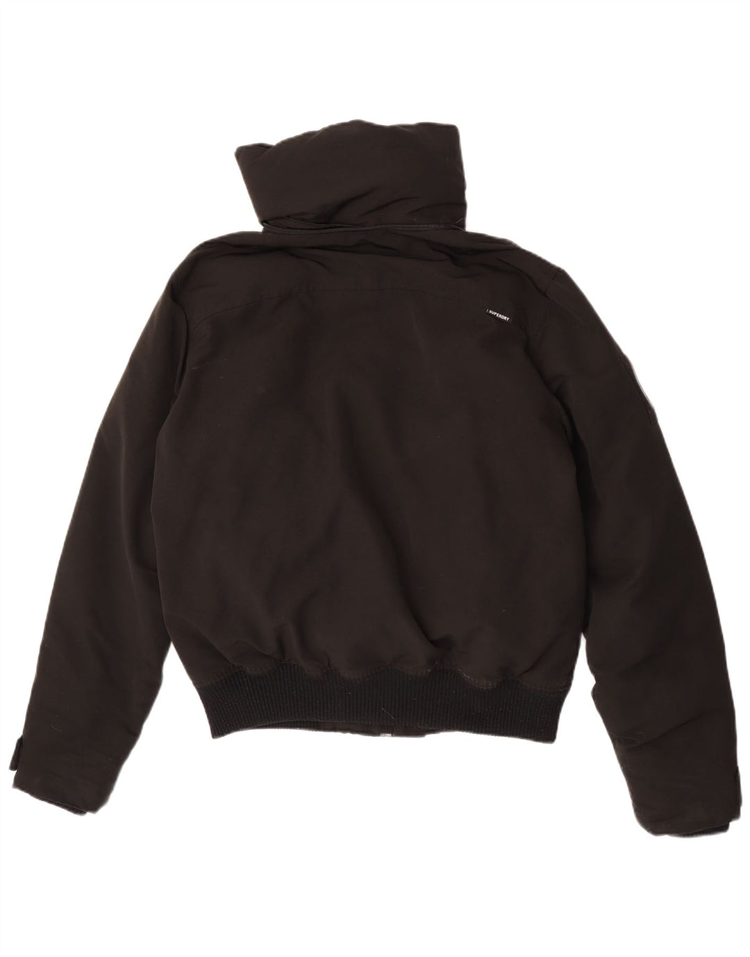 Superdry Herren Wattierte Jacke UK 38 Mittelschwarzes Polyester
