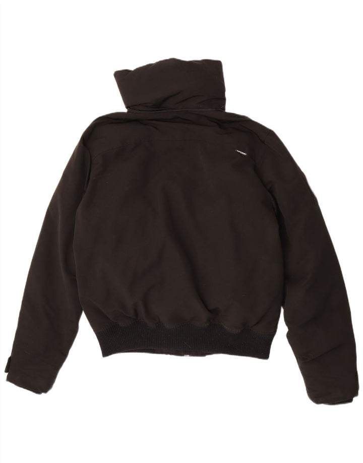 Superdry Herren Wattierte Jacke UK 38 Mittelschwarzes Polyester