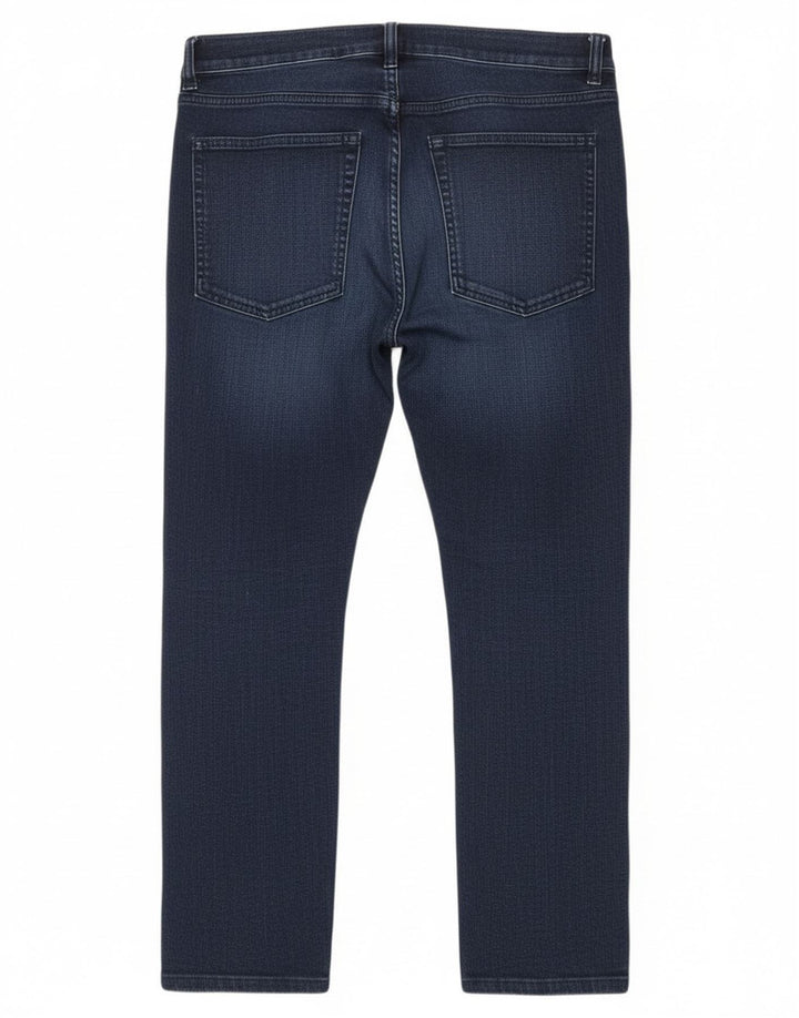 Cheap Monday Damen Straight Jeans W32 L26 Marineblaue Baumwolle