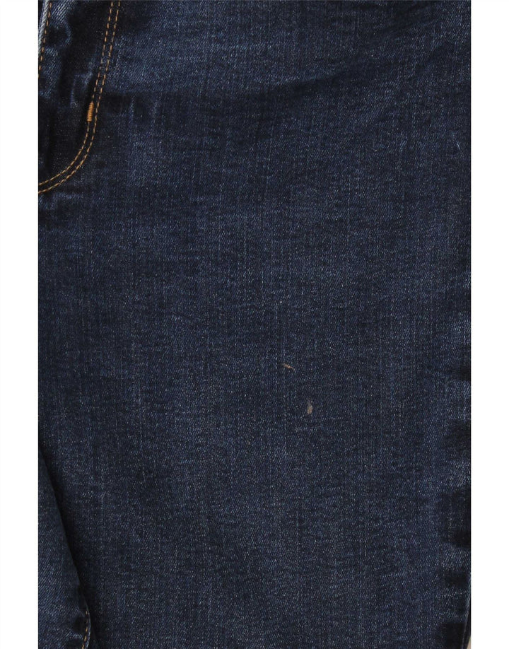 Levi's Damen 724 High Rise Straight Jeans W30 L30 Blaues Lyocell