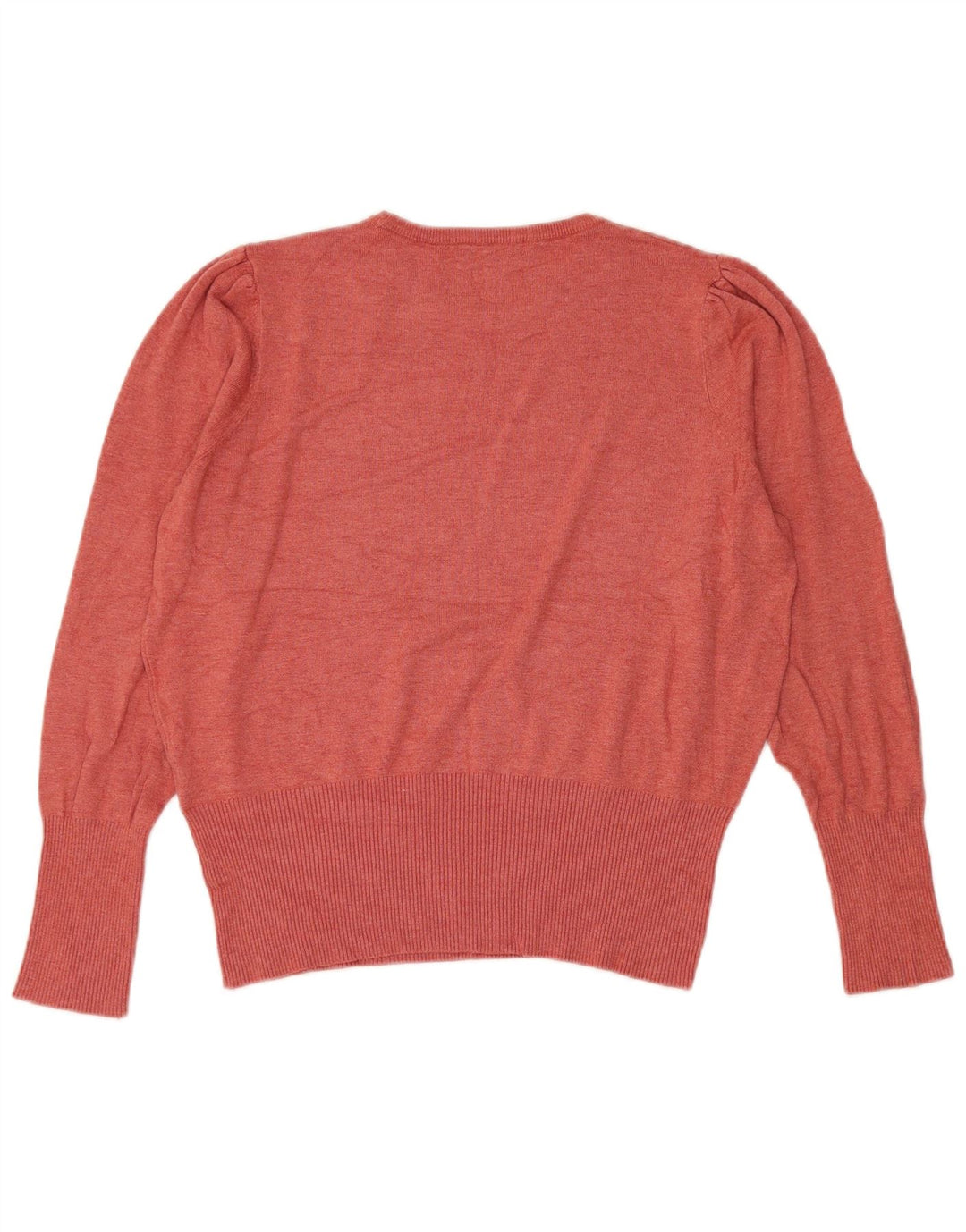 Marks & Spencer Damen Crop Crew Neck Pullover Pullover UK 16 Large Rot