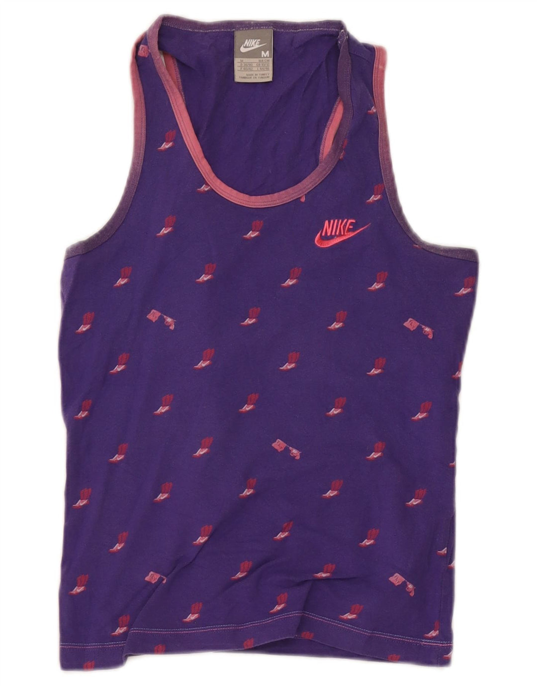 Nike Damen Graphic Vest Top UK 10/12 Medium Lila