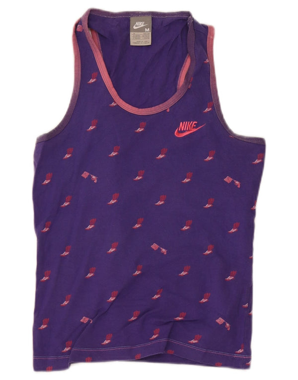 Nike Damen Graphic Vest Top UK 10/12 Medium Lila