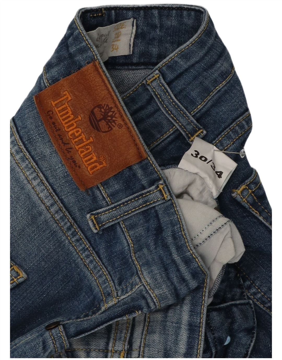 Timberland Damen Tapered Jeans W30 L28 Blau