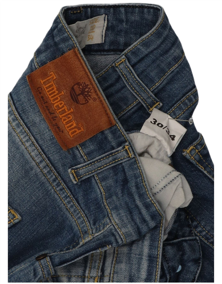 Timberland Damen Tapered Jeans W30 L28 Blau
