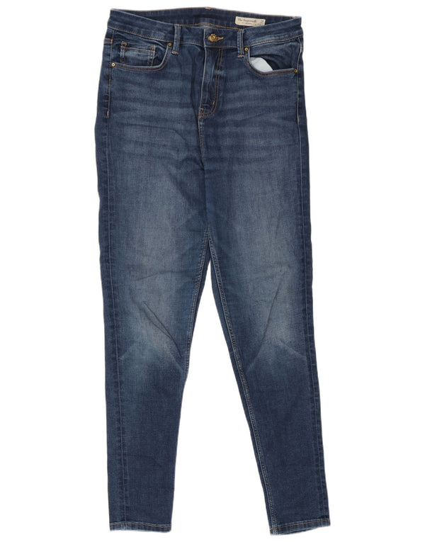 Marks & Spencer Damen Ivy Skinny Jeans UK 14 Large W32 L29 Blaue Baumwolle