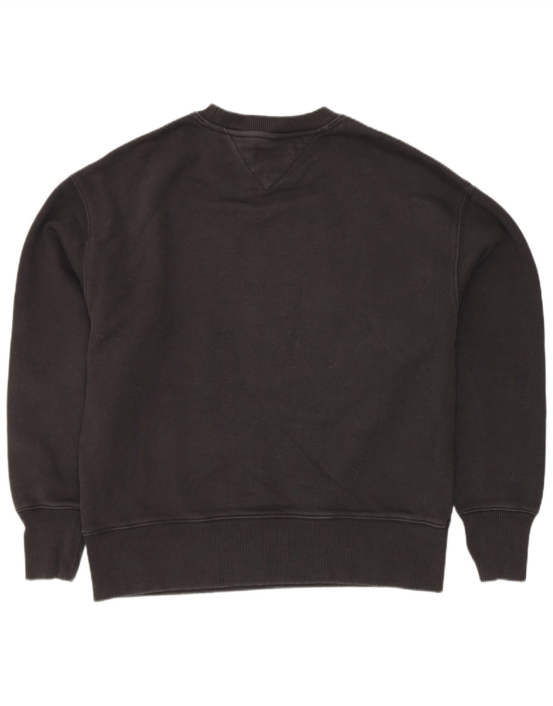 Tommy Hilfiger Herren-Sweatshirt mit Grafik, Größe S, schwarze Baumwolle