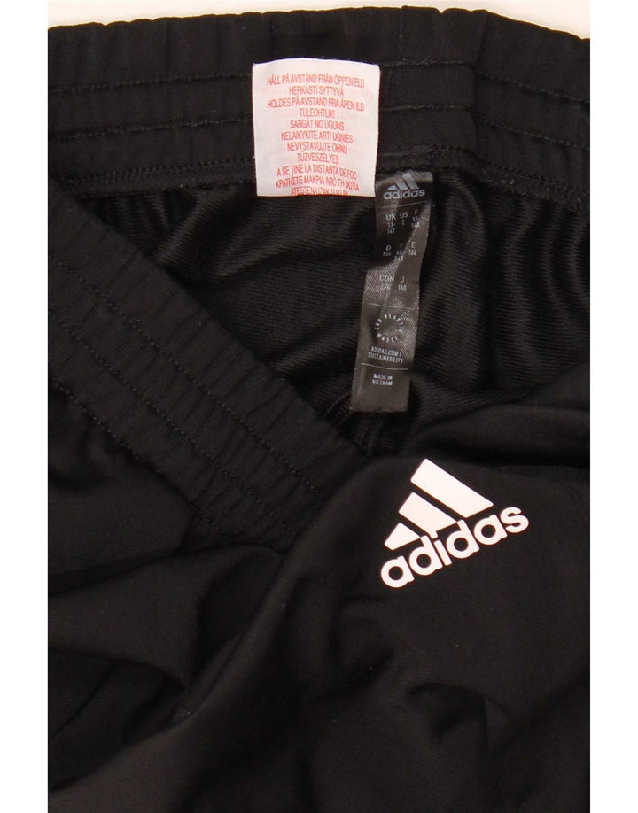 Adidas Trainingshose für Jungen, 13–14 Jahre, schwarzes Polyester