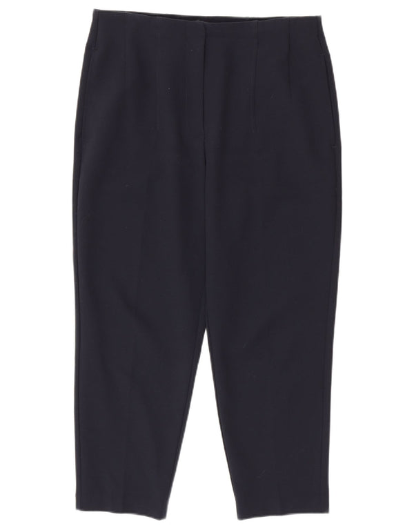 Marks & Spencer Damen-Hose, kurz geschnitten, UK 12, M, W32, L23, Marineblau