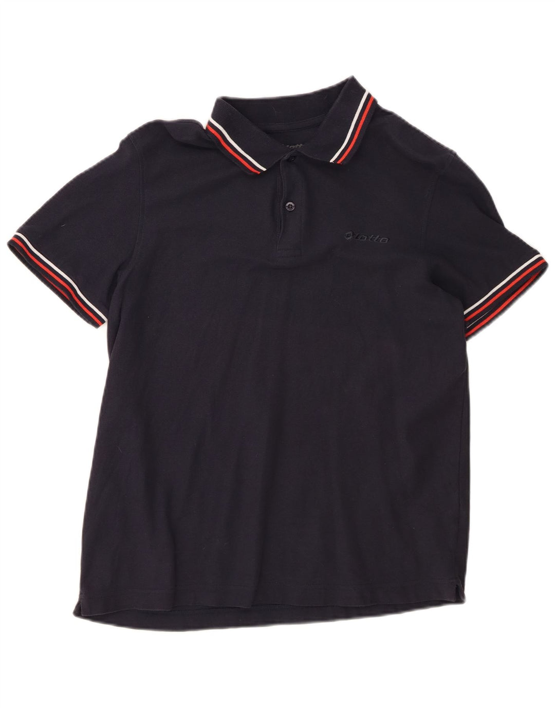 Lotto Herren-Poloshirt, mittelgroß, marineblau, Baumwolle