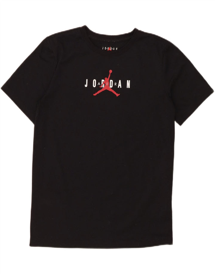 JORDAN Grafik-T-Shirt für Jungen, 13–14 Jahre, XL, schwarzes Polyester