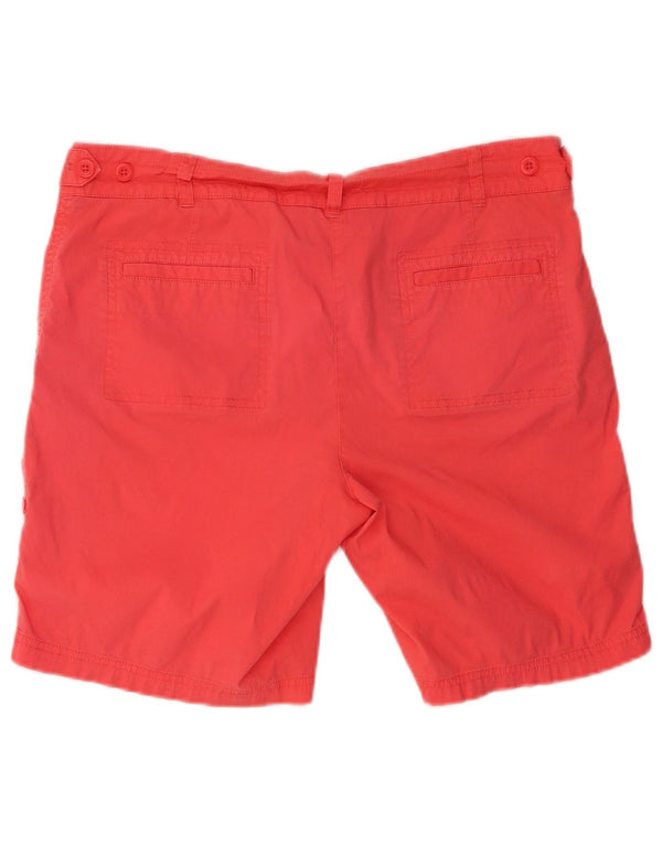 Nautica Damen Chino-Shorts US 10 Large W32 Rosa Baumwolle