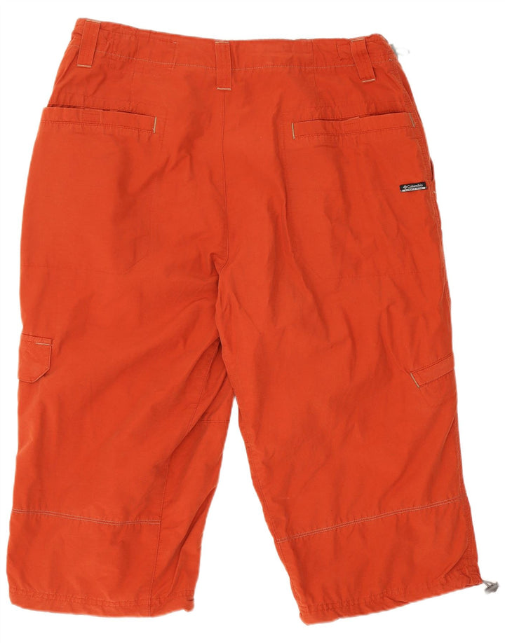 Columbia Herren Cargoshorts W34 Large Orange Baumwolle