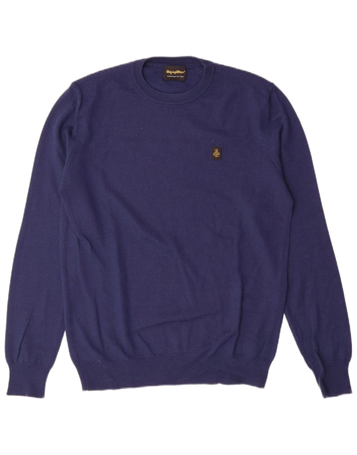 REFRIGIWEAR Jungen-Pullover mit Rundhalsausschnitt, 15–16 Jahre, XL, marineblaue Wolle