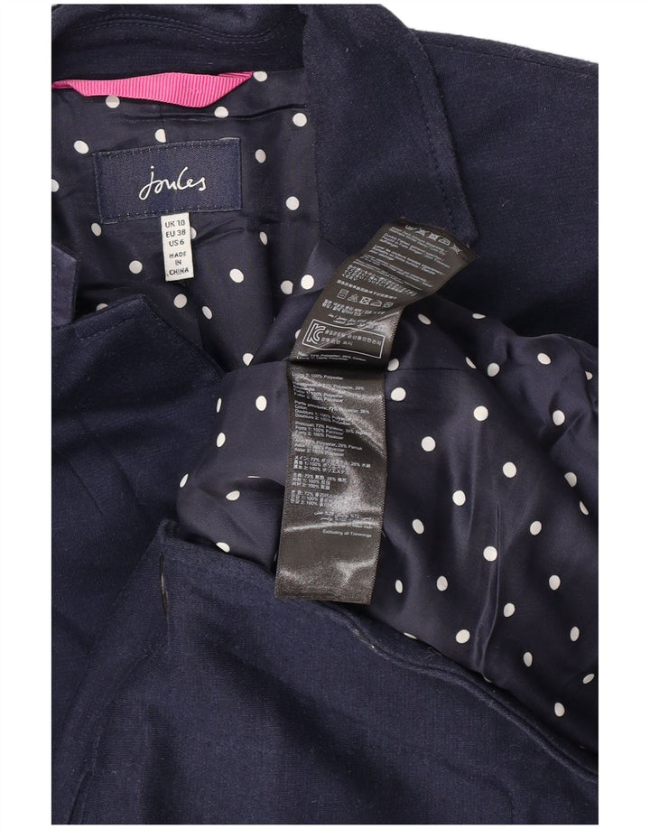 Joules Damen-Blazerjacke mit 2 Knöpfen, UK 10, Größe S, Marineblau, Polyester
