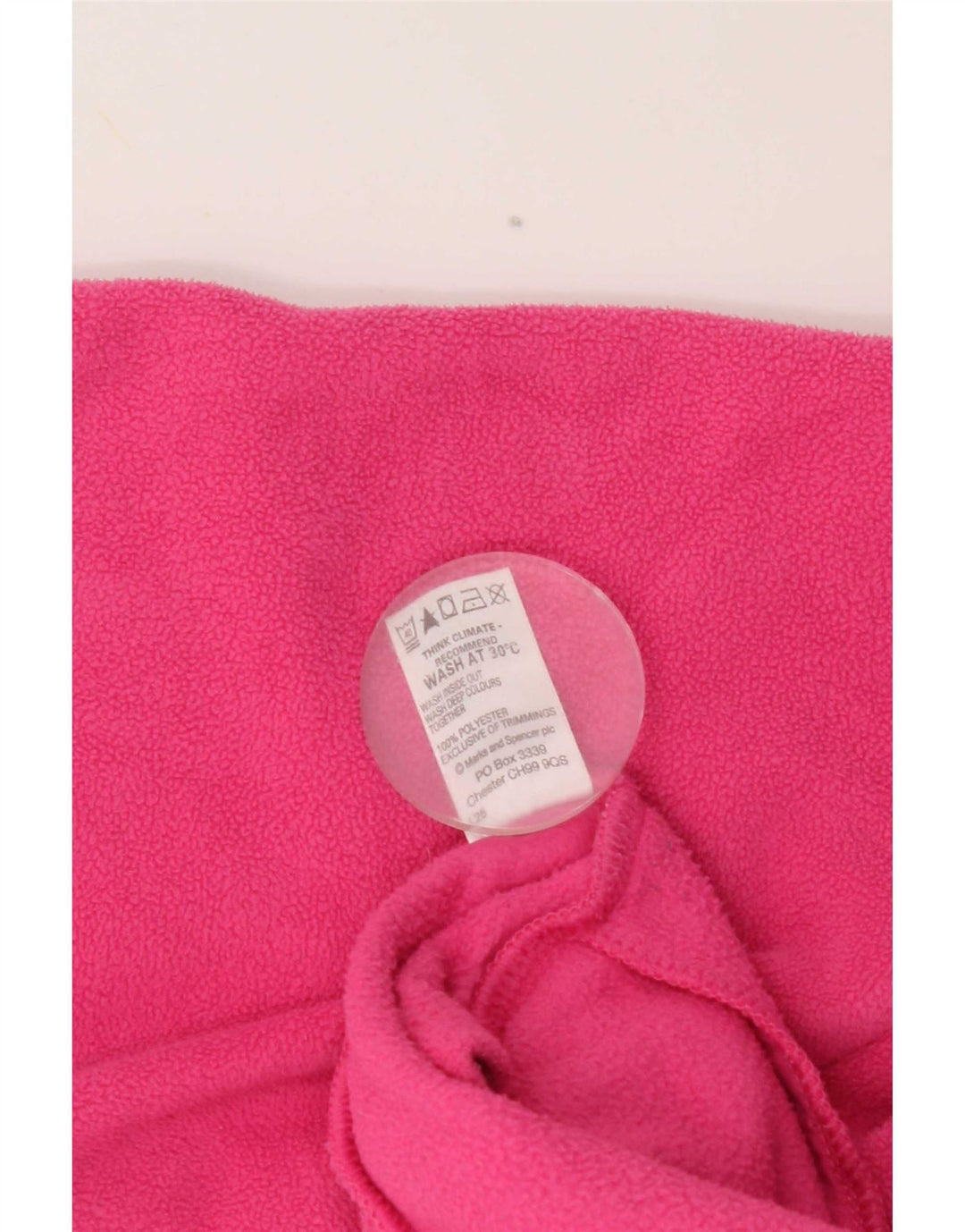 Marks & Spencer Damen Fleecejacke UK 18 XL Rosa Polyester