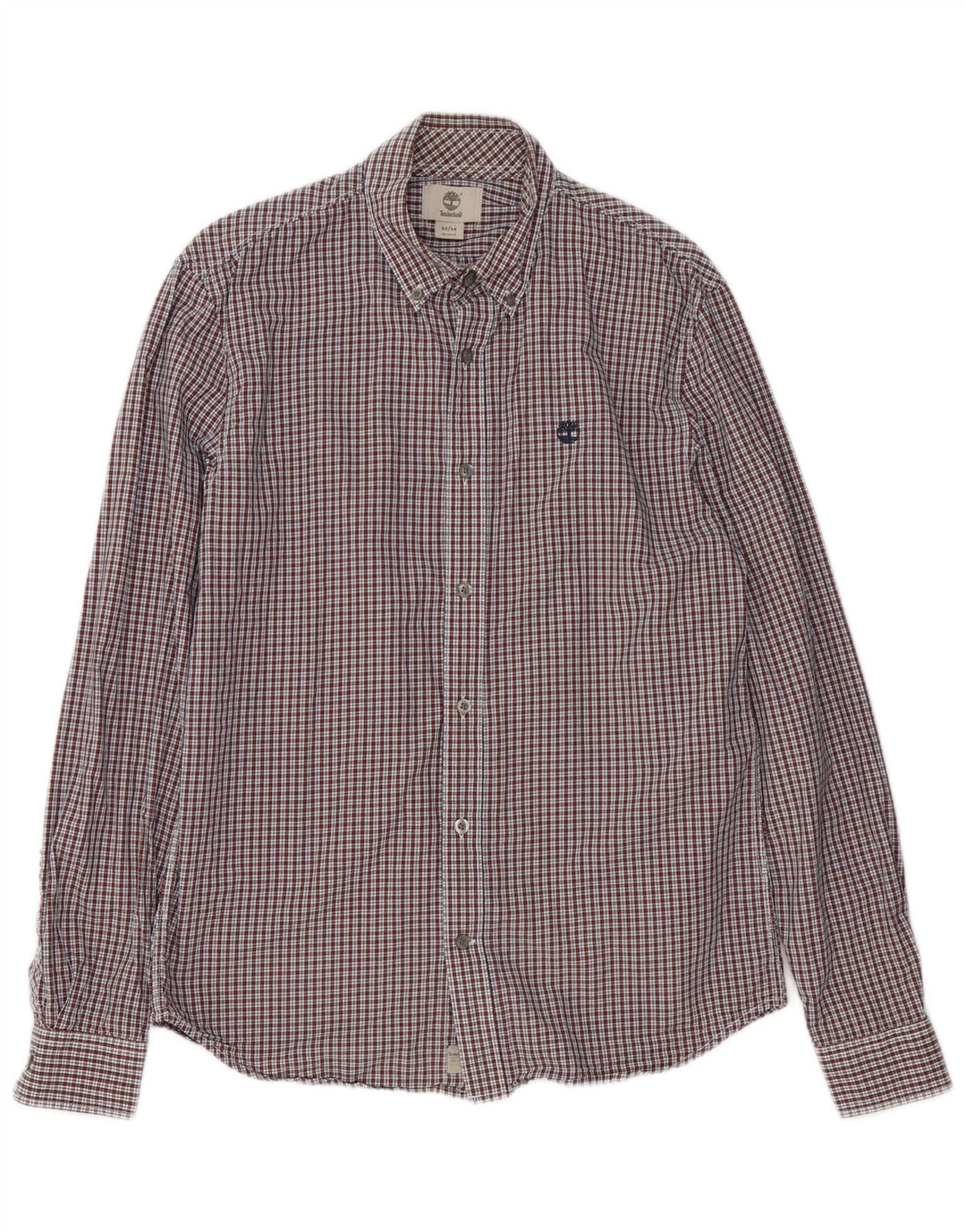 Timberland Herren Slim Fit Hemd Mittelrot Gingham