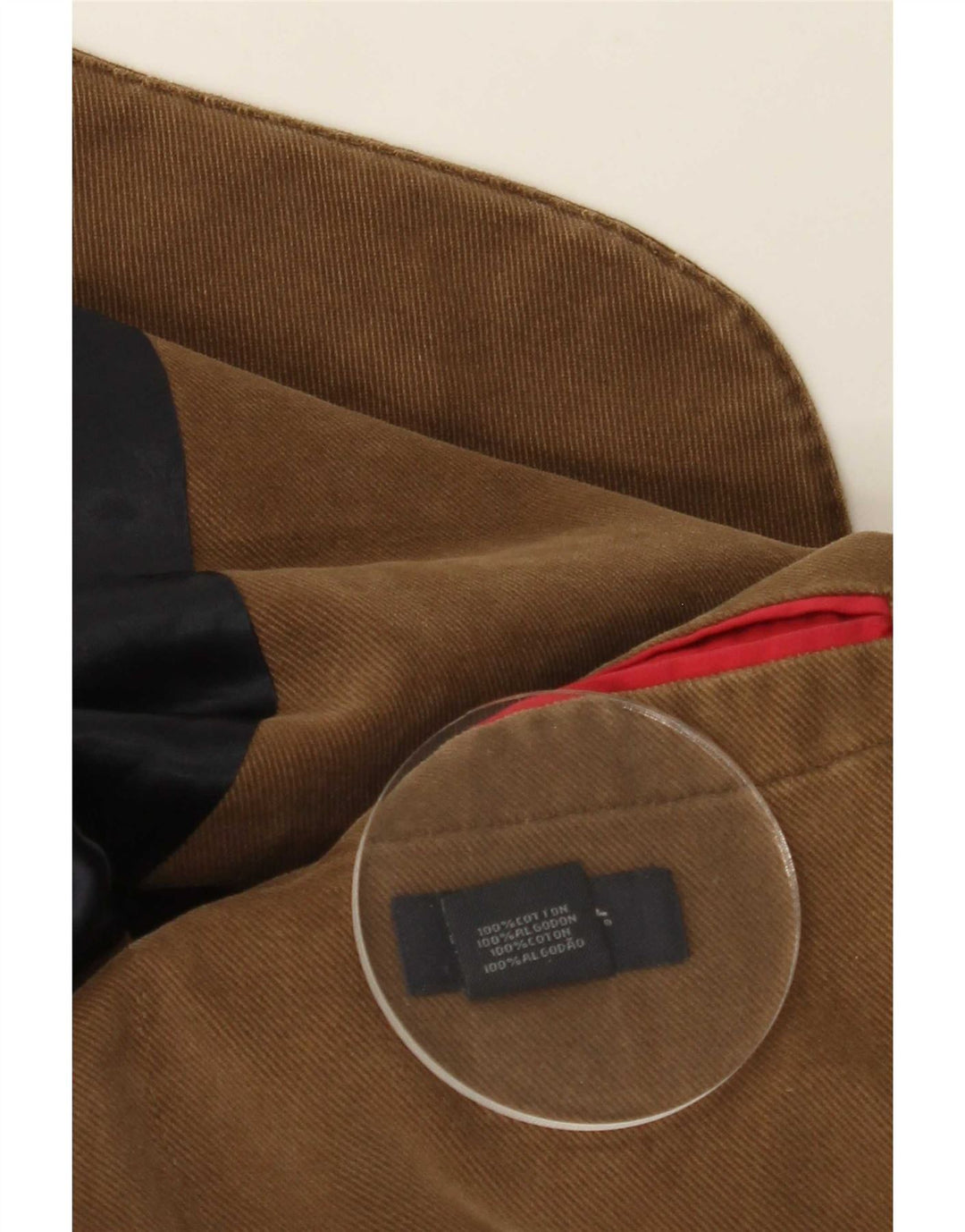 Gant Herren 2-Knopf-Blazerjacke EU 48 mittelbraune Baumwolle