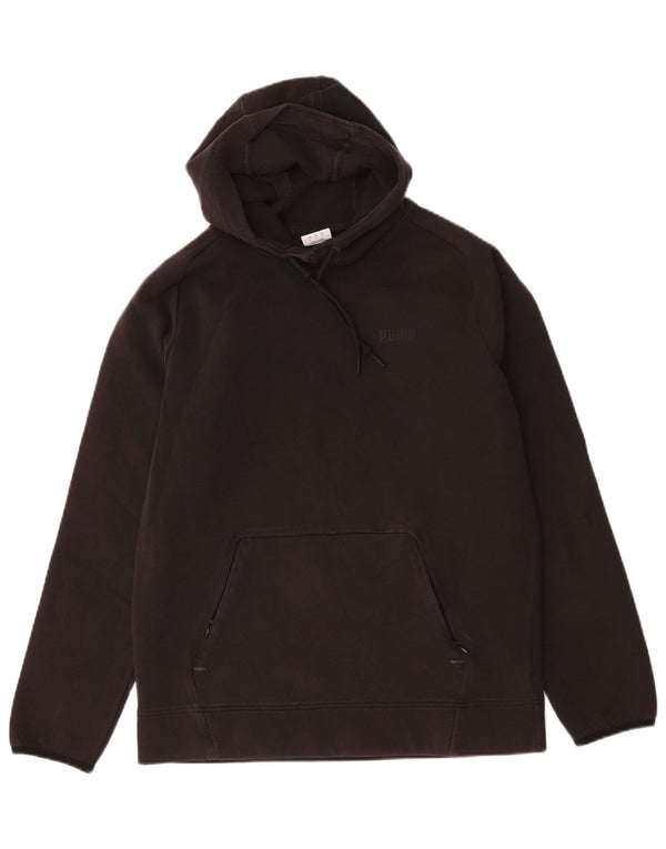 Puma Herren Kapuzenpullover, groß, schwarze Baumwolle