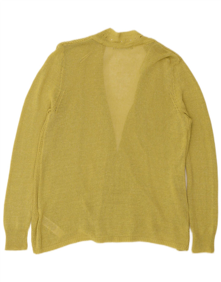 Marks & Spencer Offener Damen-Cardigan-Pullover UK 16 Große grüne Viskose