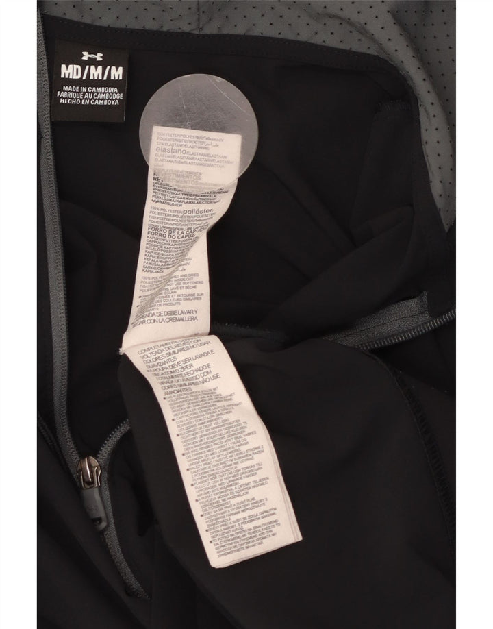 UNDER ARMOUR Herren-Trainingsanzug mit Kapuze, Jacke, Mittelschwarz, Farbblock