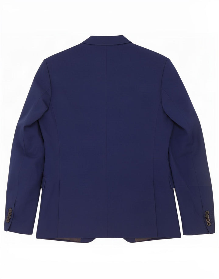 Zara Herren-Blazerjacke mit 2 Knöpfen, EU 48, mittleres Marineblau