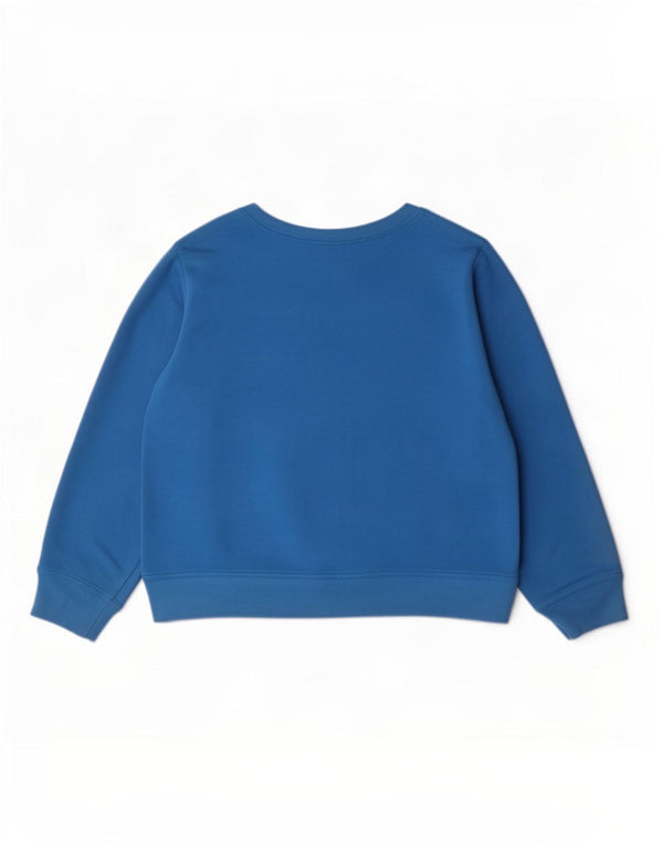 Gap Damen Grafik-Sweatshirt-Pullover UK 18 XL Blaue Baumwolle