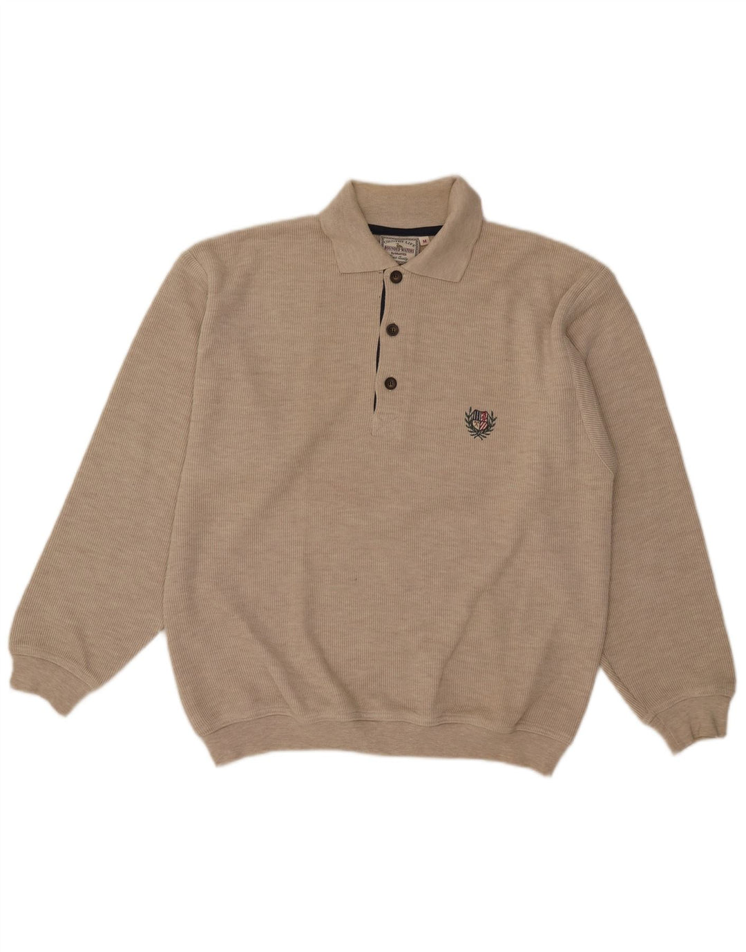 Bounded Waters Herren-Pullover mit Rollkragen, Mittelbeige