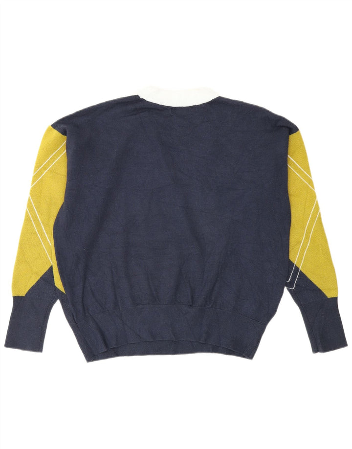 Marks & Spencer Damen-Pullover mit Rundhalsausschnitt, Gr. 14, mittelmehrfarbig