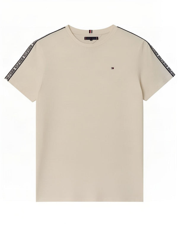 Tommy Hilfiger Jungen-T-Shirt mit Grafik, 15–16 Jahre, weiße Baumwolle