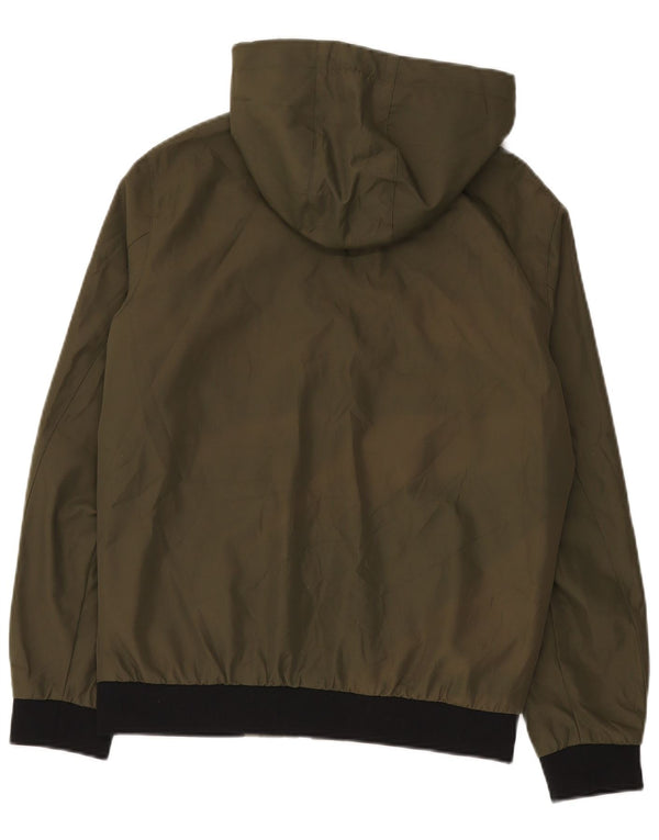 Jack & Jones Herren-Windbreakerjacke mit Kapuze, UK 36, Größe S, Khaki, Polyester