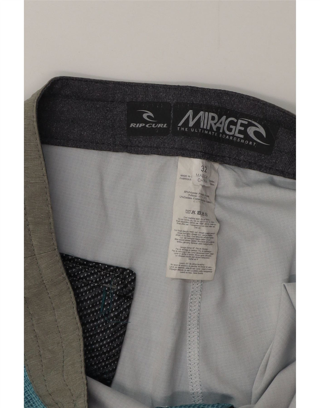 Rip Curl Herren Mirage Badeshorts, großes, blaues Polyester