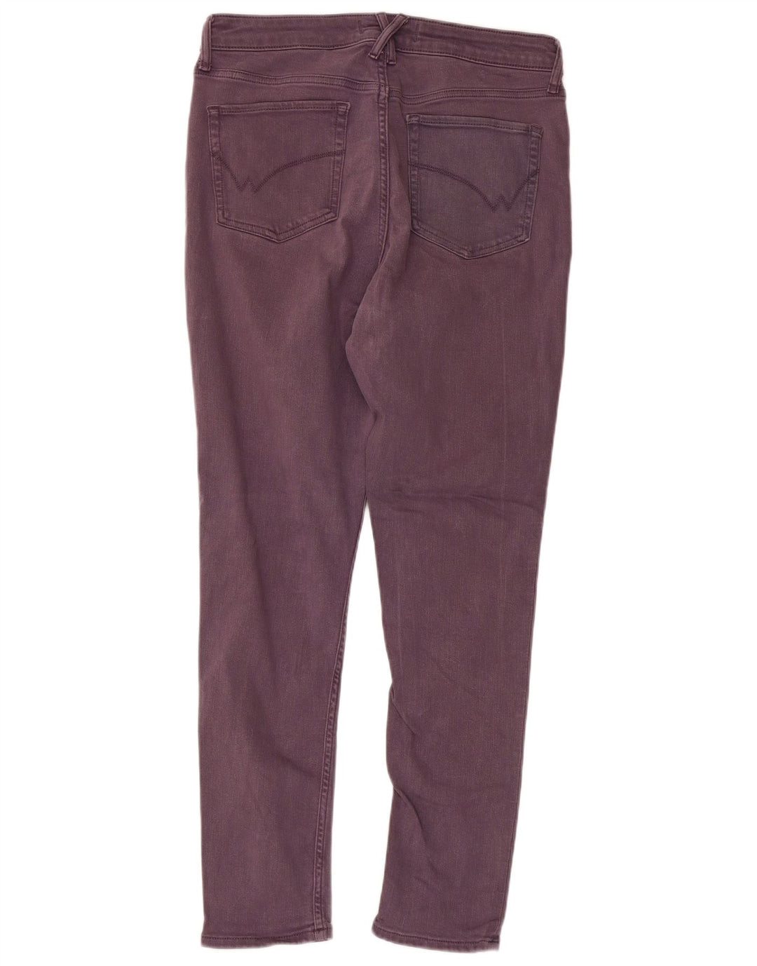 WHITE STUFF Damen-Jeans mit hoher Taille, Röhrenjeans, UK 14, Größe L, W32, L28, Lila