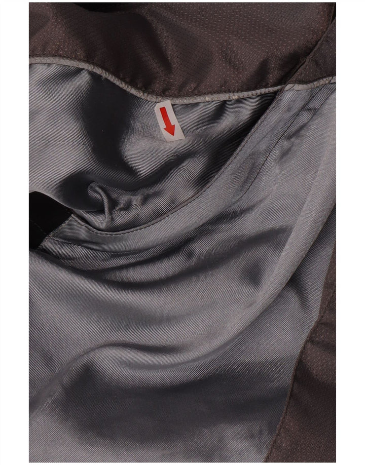 AXO Herren Graphic Racer Jacke UK 46 3XL Graues Colourblock-Polyamid