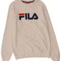 FILA Herren-Sweatshirt mit Grafik, XS, weiße Baumwolle