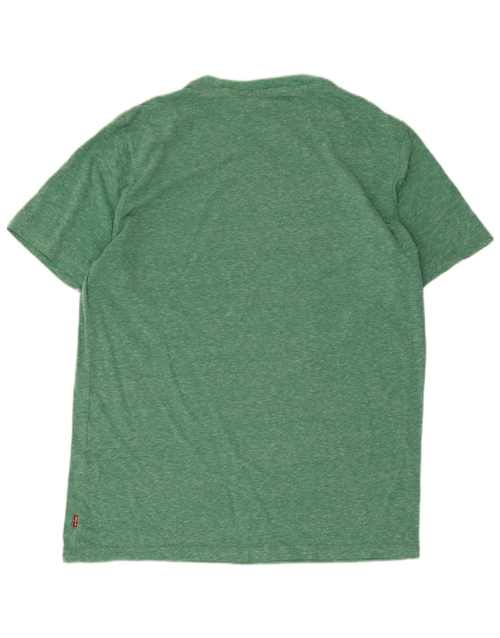 Levi's Herren-T-Shirt mit Grafik, Größe S, Grün