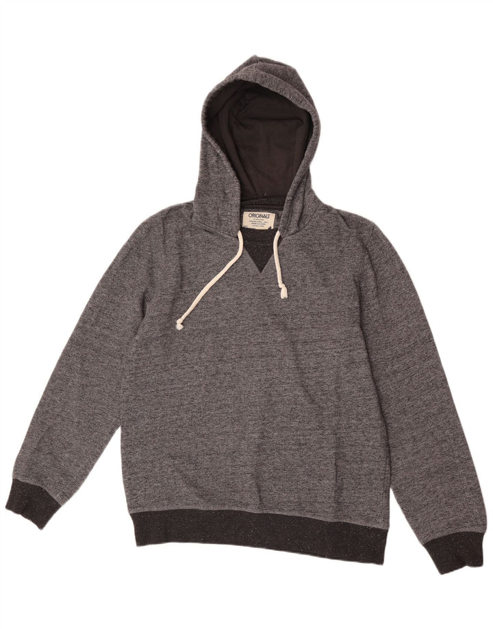 Jack & Jones Herren-Kapuzenpullover, groß, grau gefleckt
