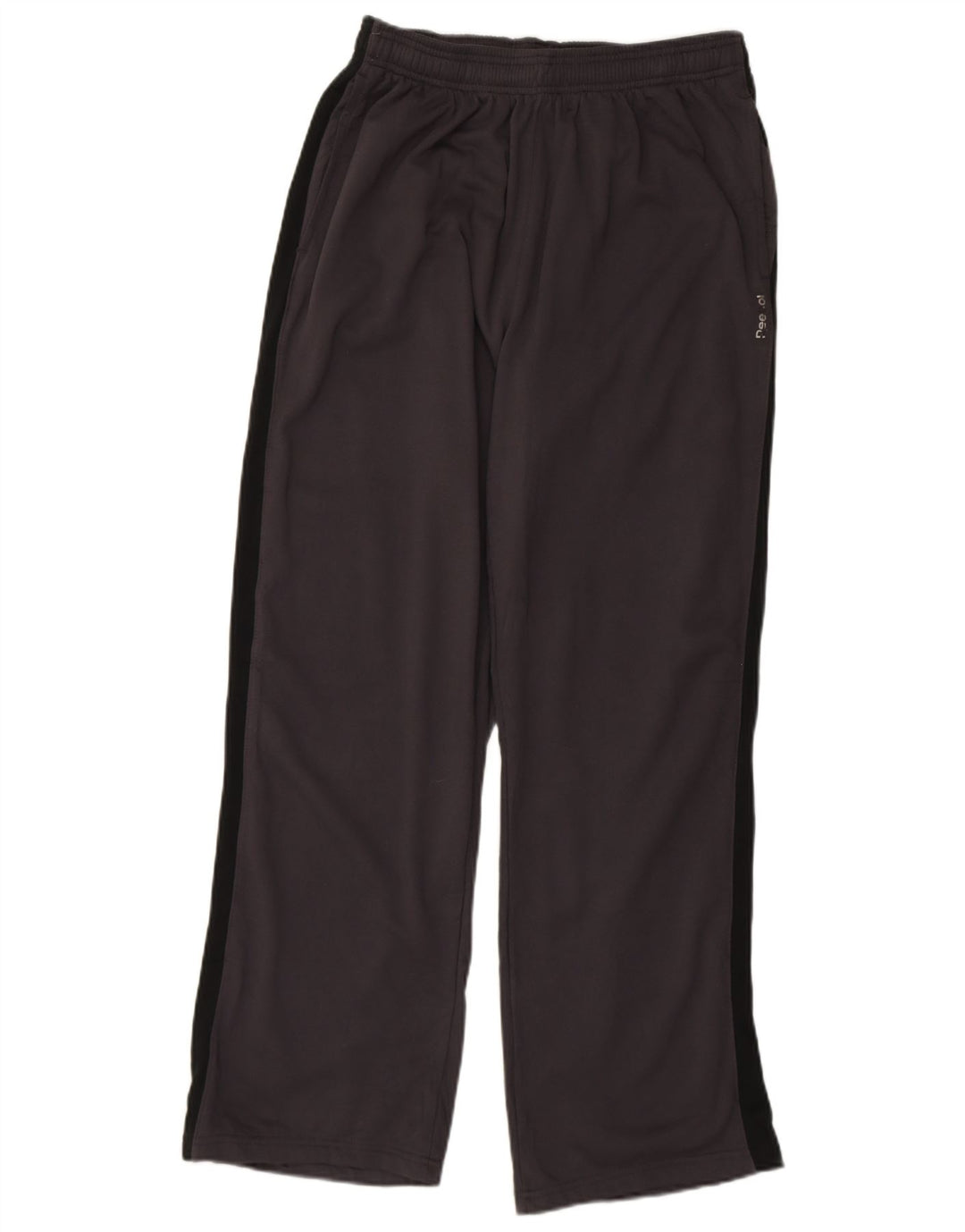 REEBOK Mens Tracksuit Trousers Large  Grey Colourblock Polyester