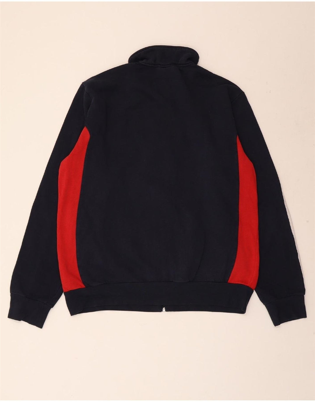 Adidas Herren Trainingsanzug Top Jacke XL Marineblau Colourblock Baumwolle