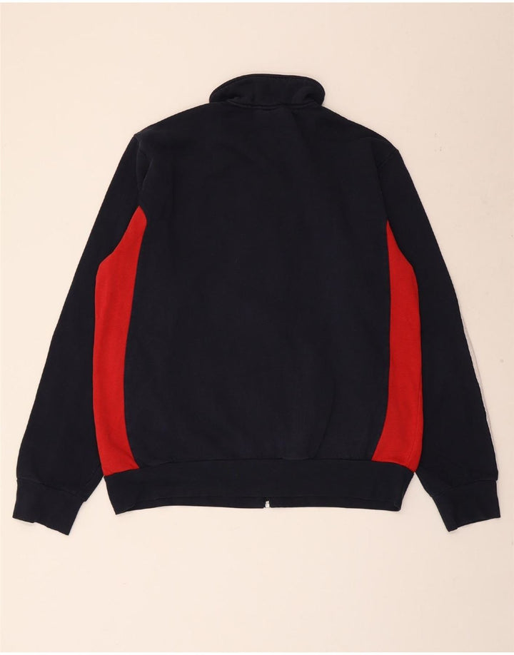 Adidas Herren Trainingsanzug Top Jacke XL Marineblau Colourblock Baumwolle