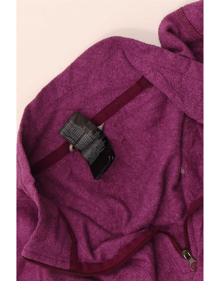 The North Face Damen-Fleecepullover mit Reißverschluss am Hals, UK 14, Mittelviolett, Polyester