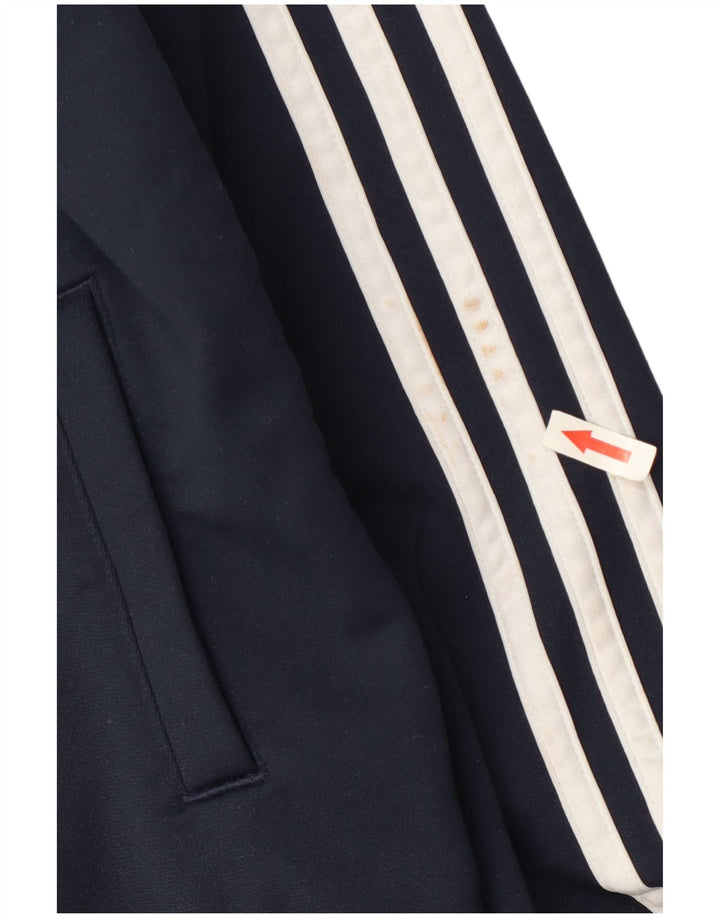 Adidas Jungen Trainingsanzug Top Jacke 15-16 Jahre Marineblau Polyester