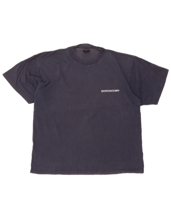 Quiksilver Herren-T-Shirt mit Grafik, Größe S, Marineblau, Baumwolle