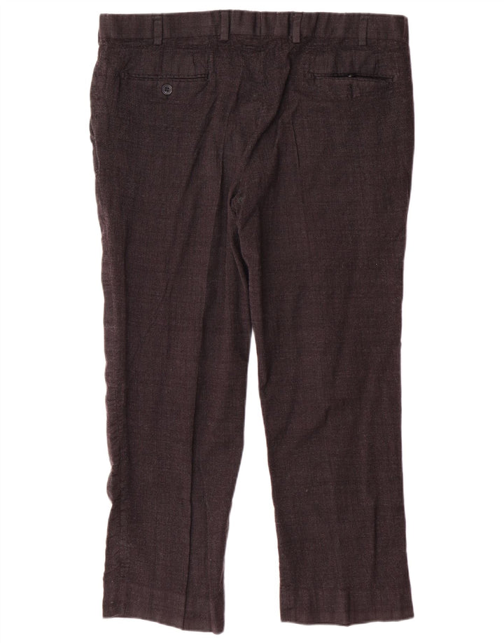 Marks & SPENCER Herren Autograph gerade geschnittene Hose W40 L26 Schwarz