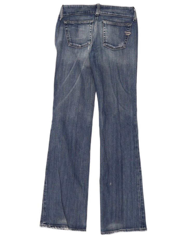 Diesel Damen Bootcut Jeans W26 L32 Blaue Baumwolle